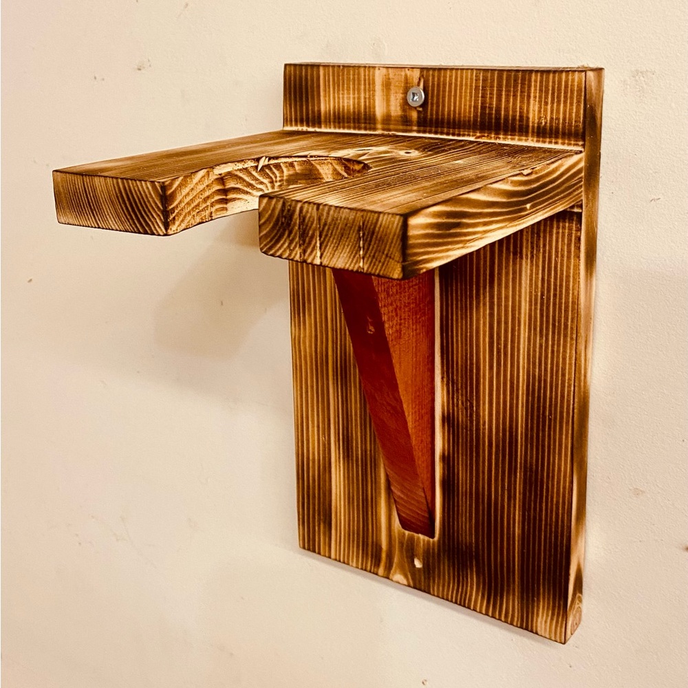 Handmade Real Wood Guitar Wall Hanger